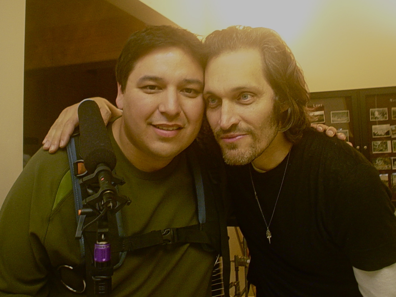 Me and Vincent Gallo on the last day of The Funeral Director. http://www.imdb.com/name/nm0001252/