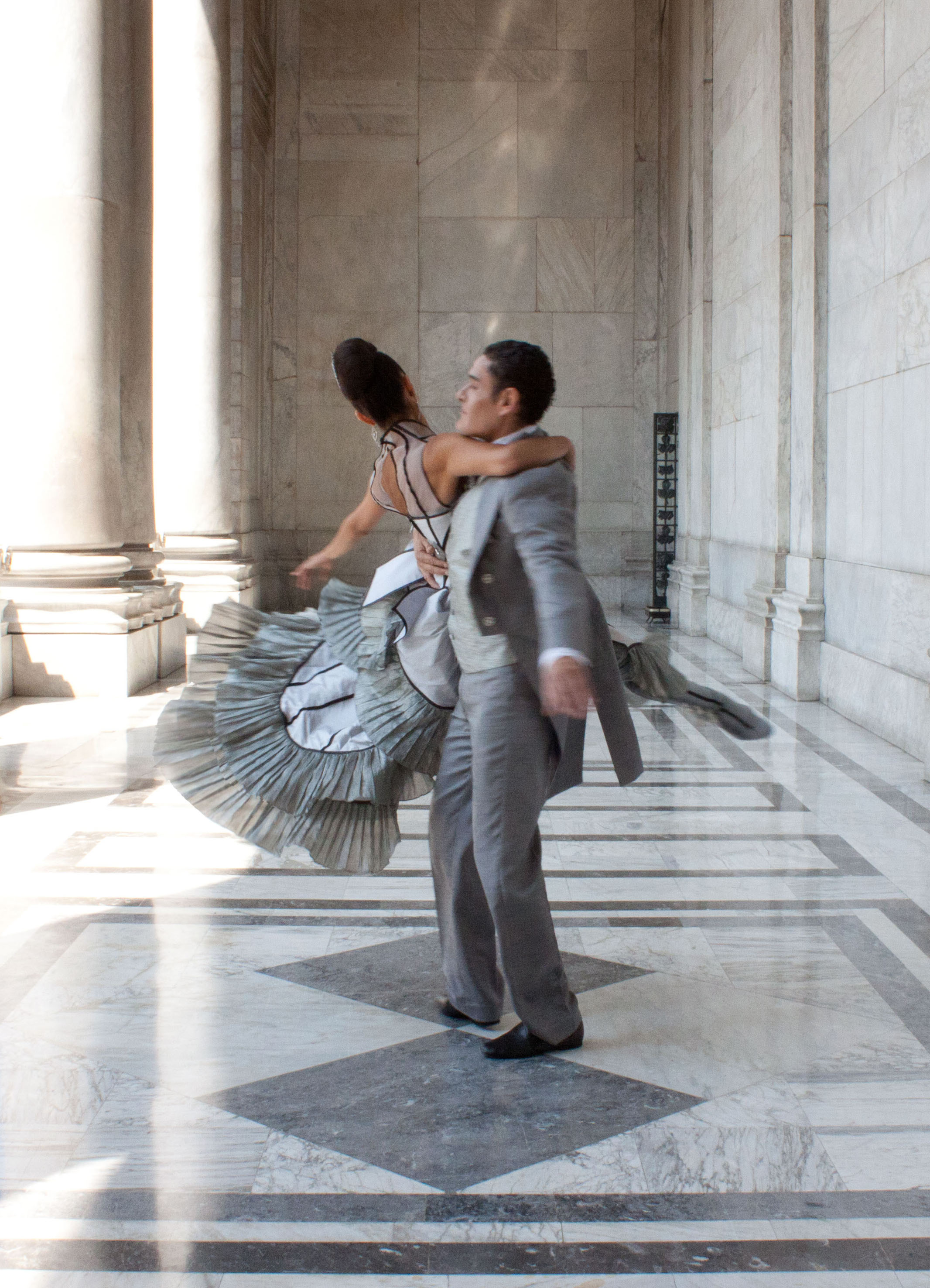 dance scene from the opera Rusalka, costume design: Eloise Kazan, Mexico, 2011