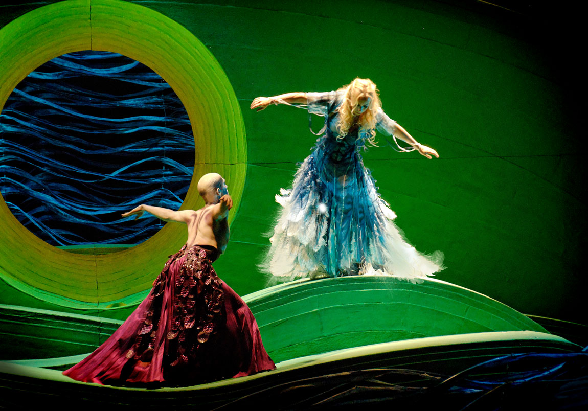 a scene from the opera Rusalka, costume design: Eloise Kazan, Mexico, 2011