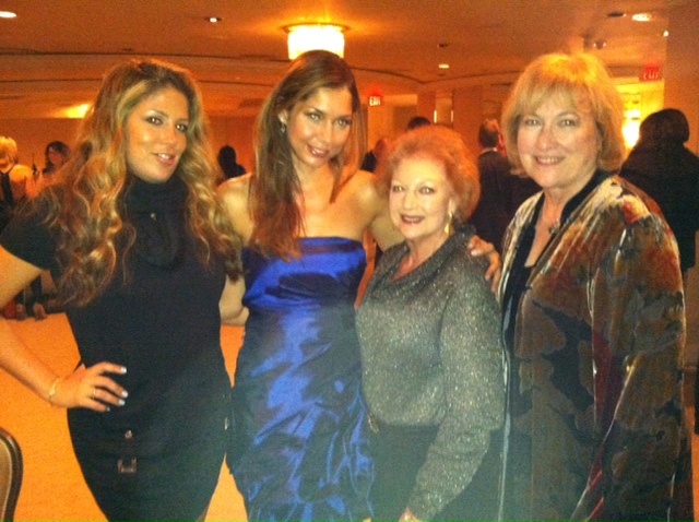 PGA AWARDS DINNER/AFTER PARTY 1-26-2013 L to R: Lizza M. Morales, Giselle Rivera, Jane Shayne, Carole Beams