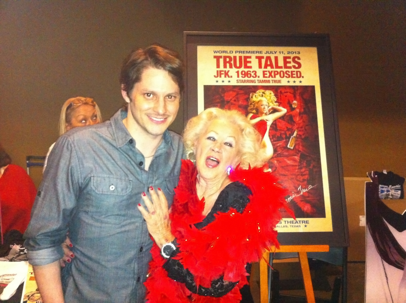 Stephen Brodie with Tammi True at the premiere of True Tales
