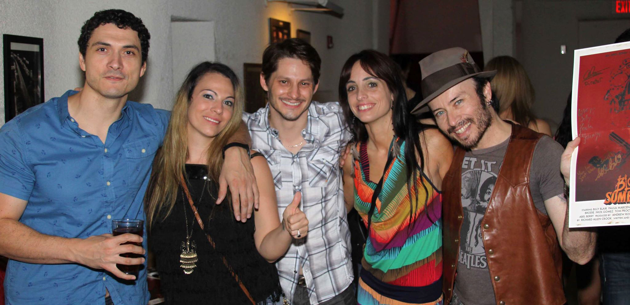 Abel Berry, Jenn Stone, Stephen Brodie, Paula Marcenaro Solinger, and Billy Blair at an event for Blood Sombrero