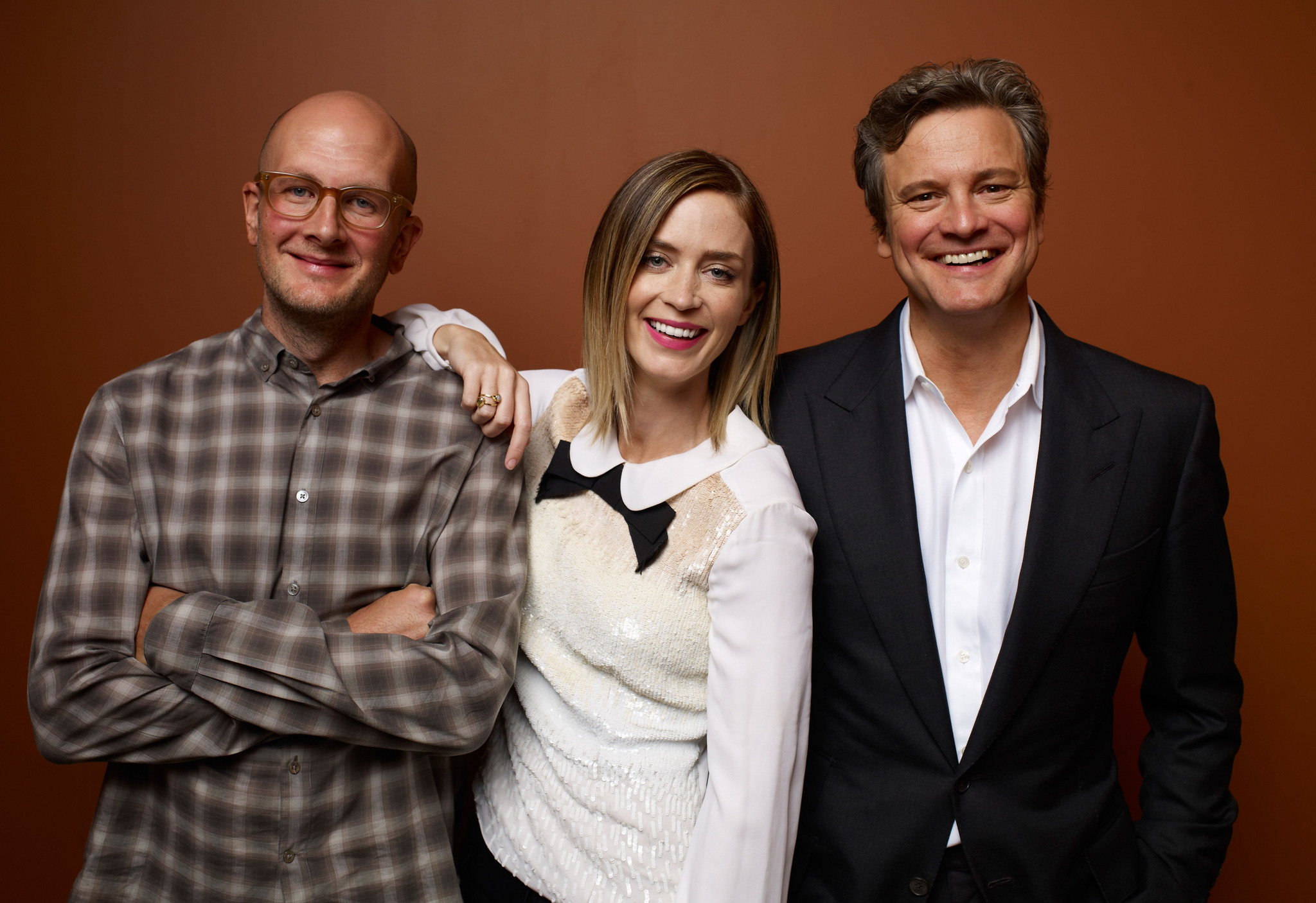 Colin Firth, Emily Blunt and Dante Ariola at event of Arthur Newman (2012)