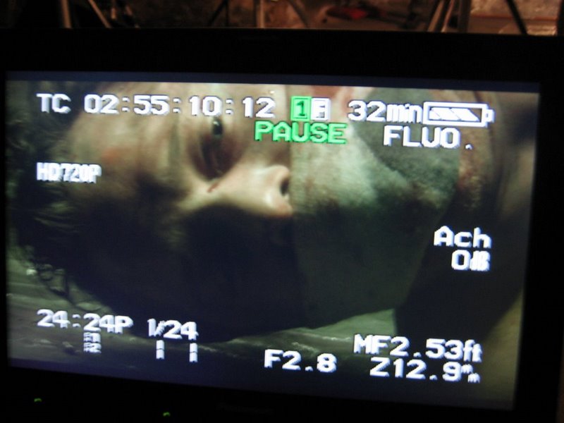 Set photo from the short film 