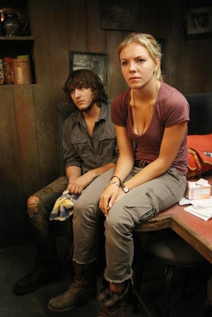 Still of Scott Michael Foster and Eloise Mumford in The River (2012)