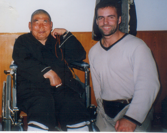 Greg Van Borssum & his Sifu Shi De Suxi - the high priest Abbot of the Northern and Southern Shaolin Temples in China