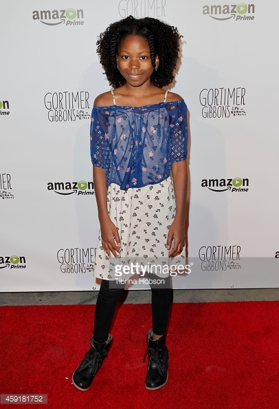 Riele Downs attends the screening of Amazon's 'Gortimer Gibbon's Life On Normal Street' at ArcLight Hollywood on November 17, 2014 in Hollywood, California.
