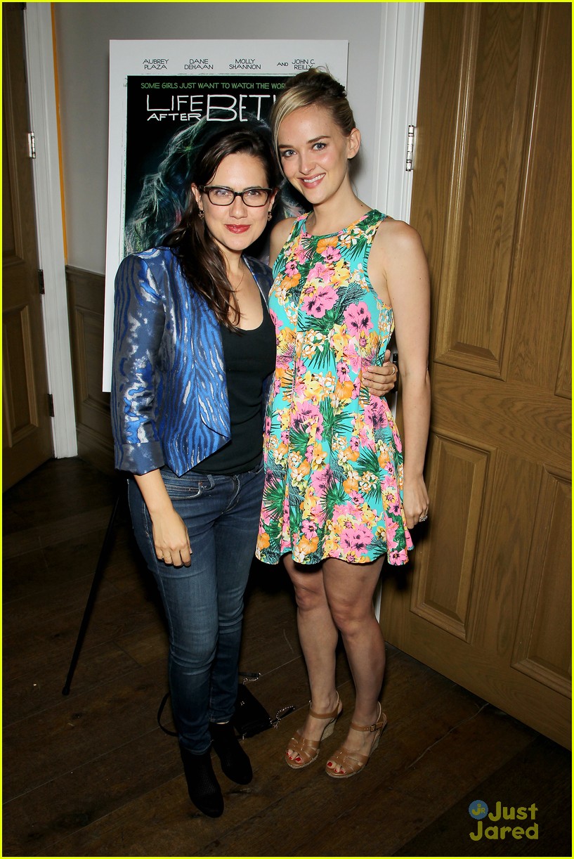 Jennifer Prediger and Jess Weixler at Life After Beth screening.