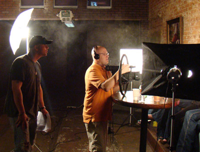 John Fallon directing The Red Hours (2008).