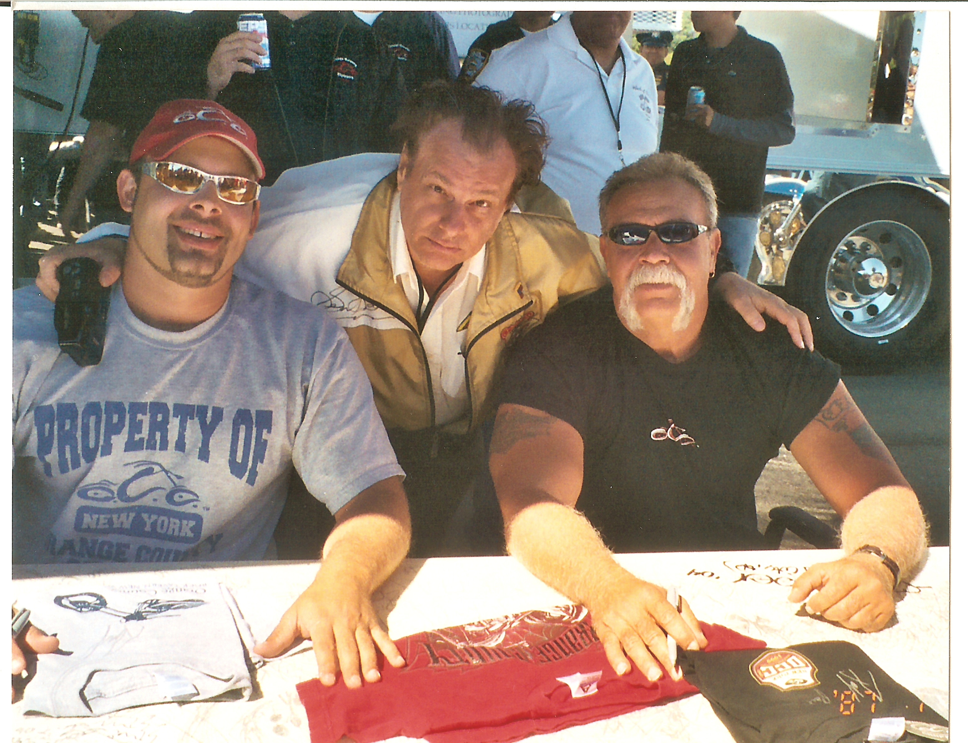 with paul sr and paul jr of orange county choppers