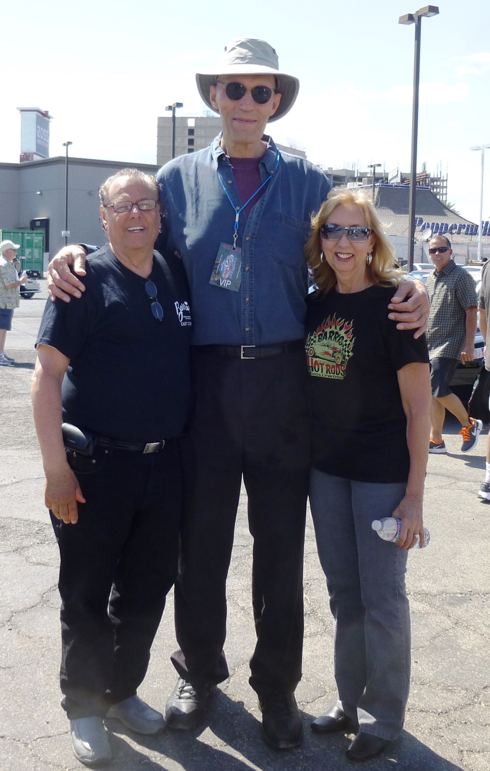 at show with ted cassidy at a show