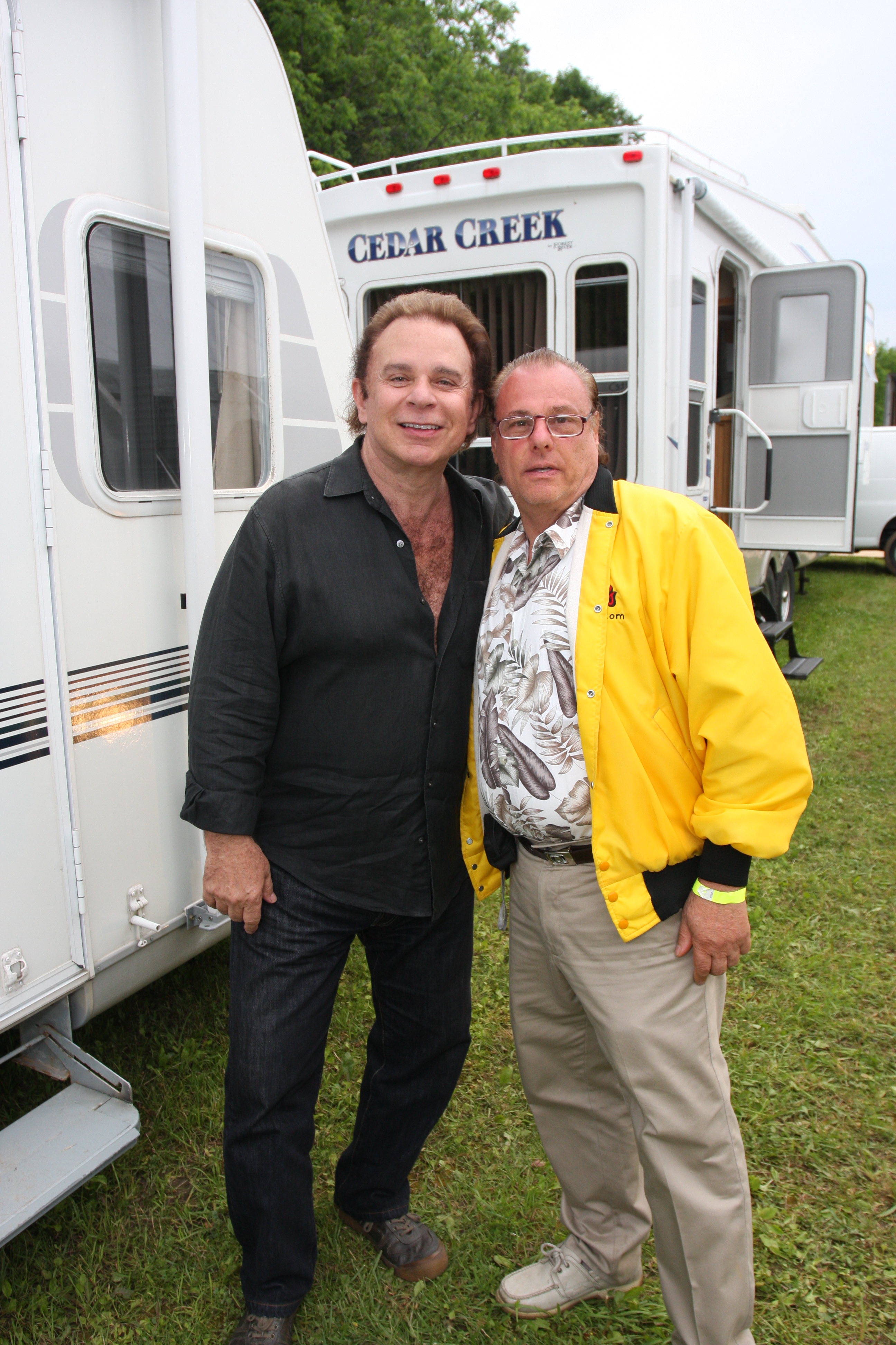Lou Christie and I at a show