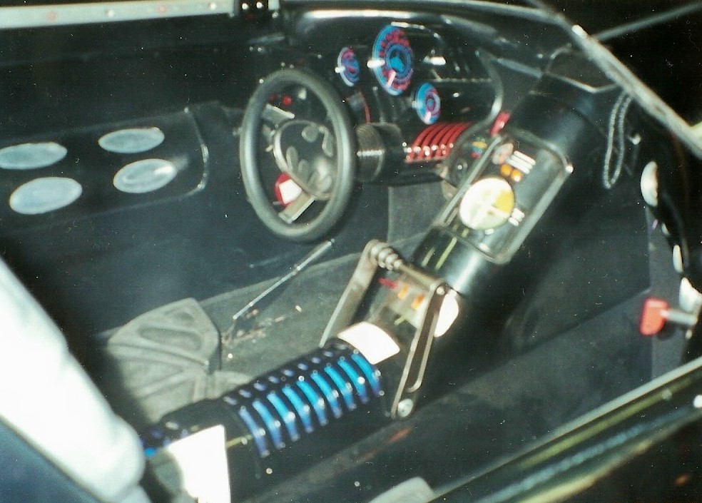 on the set of batman forever interior of batmobile