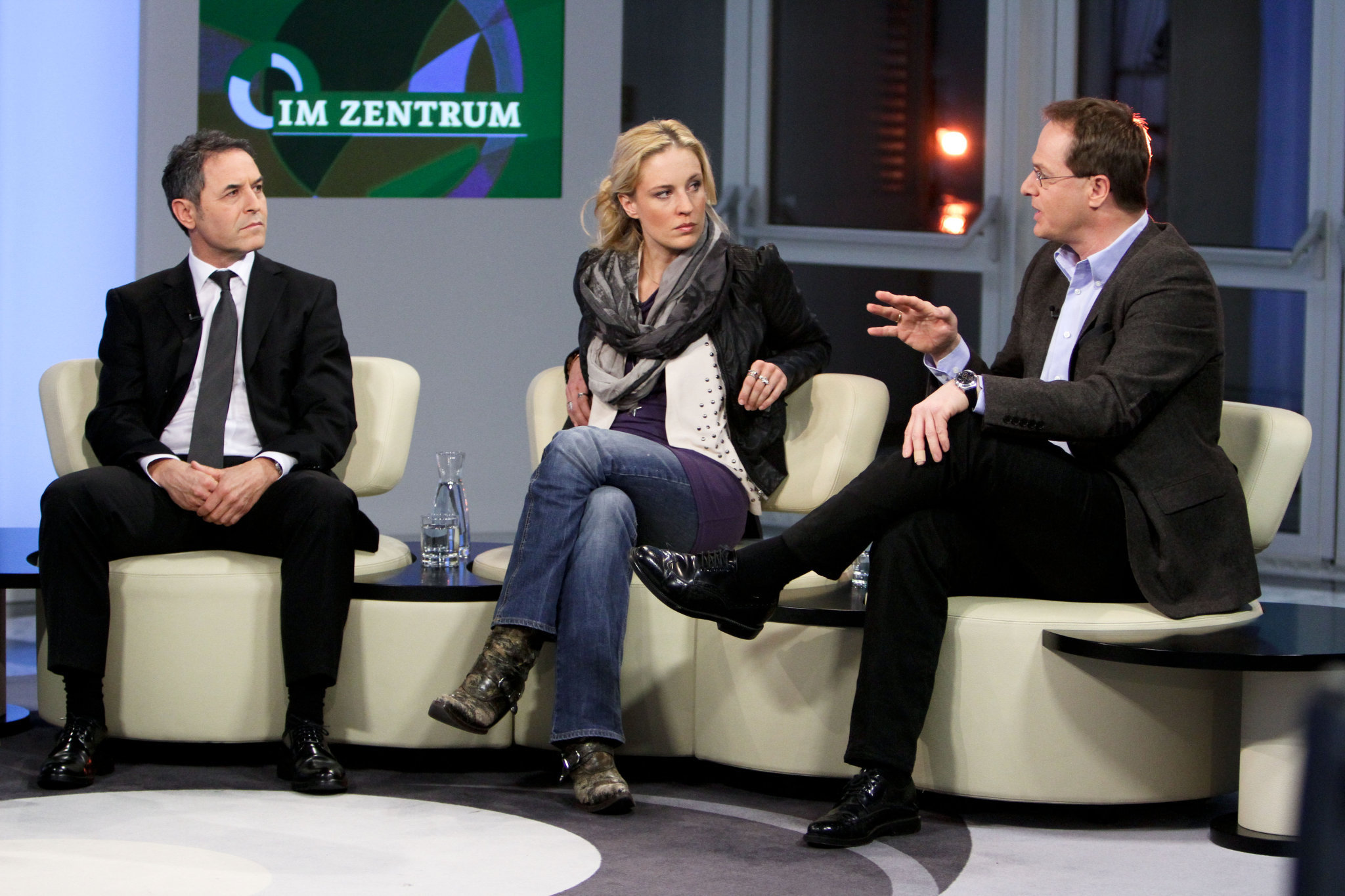 lilian klebow, studio guest, politics talk live austrian broadcasting company, ORF dec 2011
