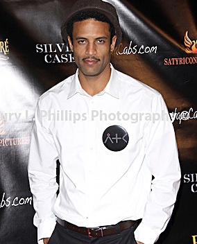Chris Facey at L.A. premiere of 'Silver Case.'