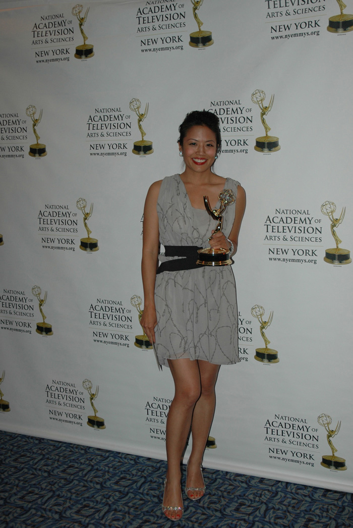 Emily C. Chang at the 2010 New York Emmy Awards Gala.