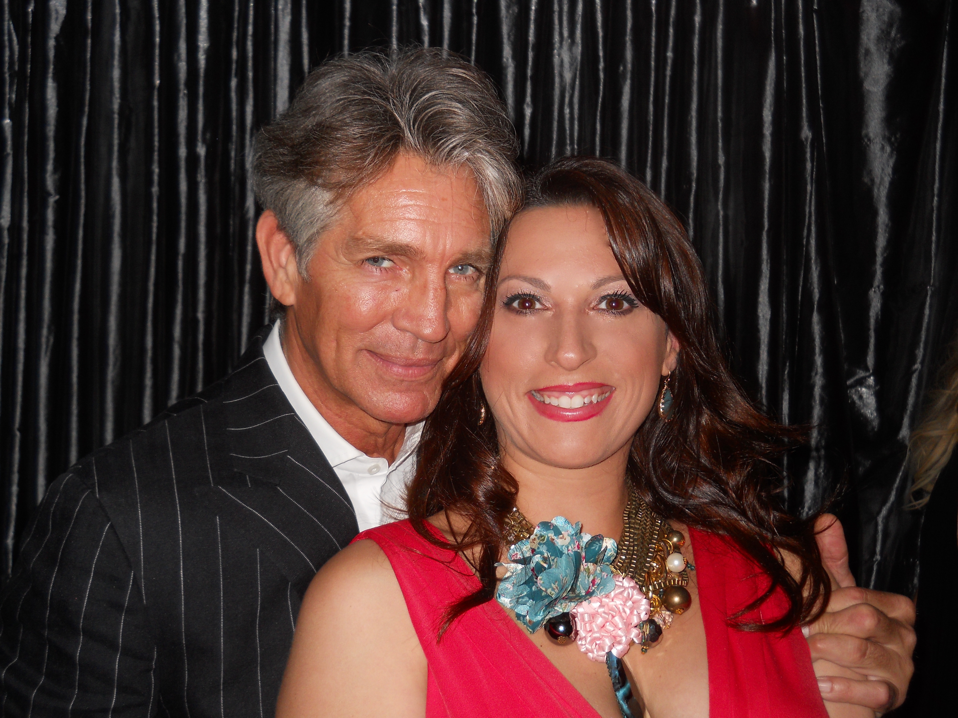 Michelle Romano and Eric Roberts