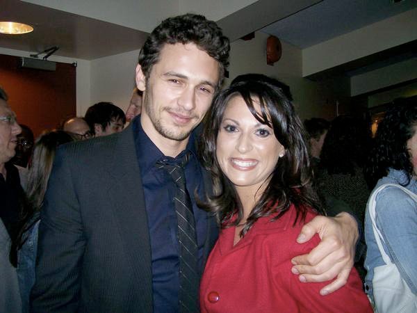 Michelle Romano and James Franco at the 