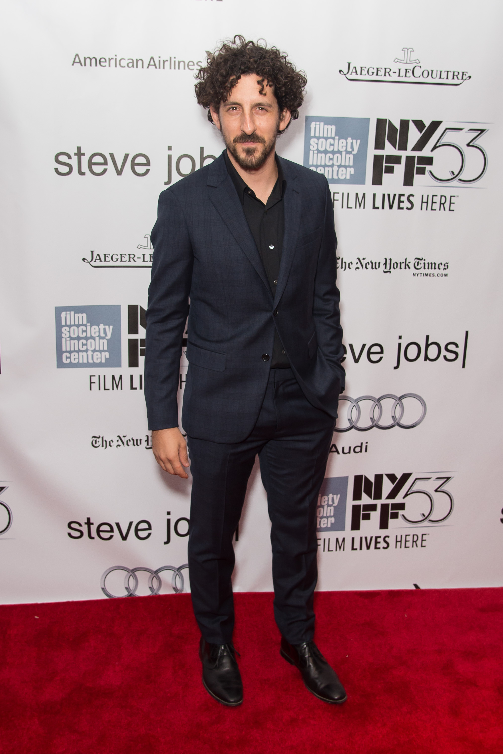 Actor Adam Shapiro - Steve Jobs Premiere - NYFF 2015. New York City.