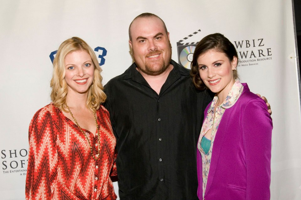 Maggie Contreras at the premiere of The Water with director Scott Milder and co-star Hilary Baraford