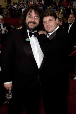 Sean Astin and Peter Jackson