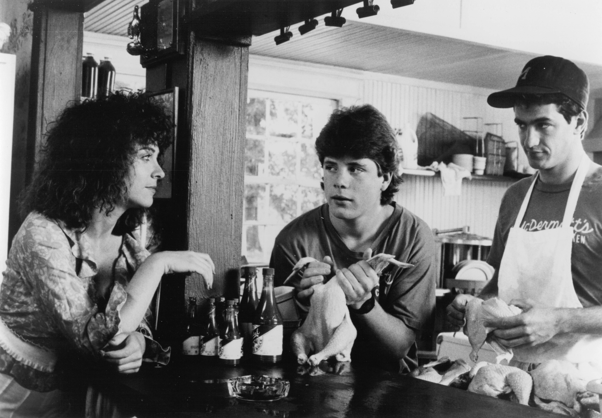 Still of Sean Astin and Dermot Mulroney in Staying Together (1989)
