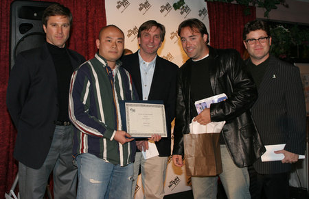 At 2005 Method Fest receiving 'Breakout Acting Award' for Tamara Hope for her performance in 'The Nickel Children'