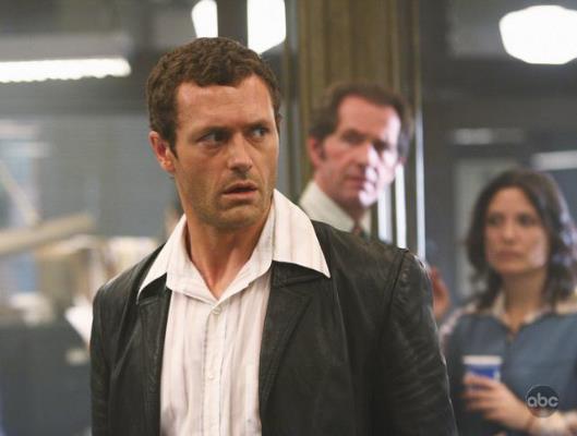 Still of Jason O'Mara and Lisa Marie Palmieri in Life on Mars (2008)