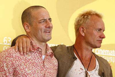 Sting and Dito Montiel at event of A Guide to Recognizing Your Saints (2006)