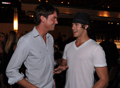 Jerry O'Connell and Steven R. McQueen at event of Piranha 3D (2010)