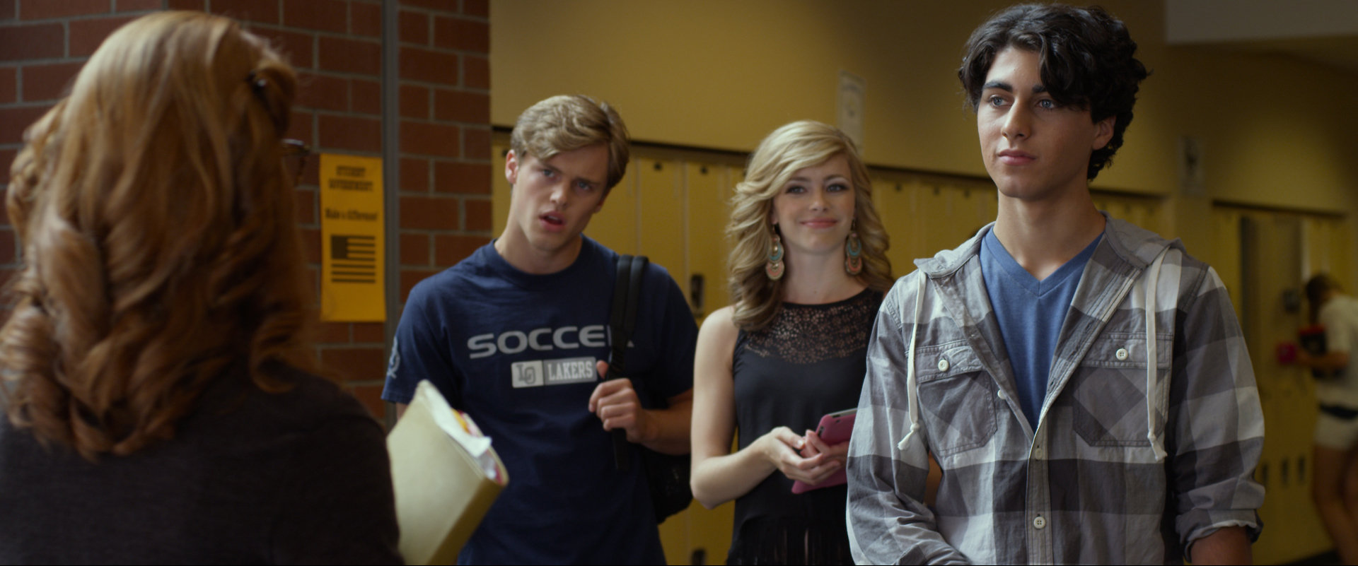 Elizabeth Bond, Hudson Thames, Jack DePew and Skyler Vallo in The A-List (2015)