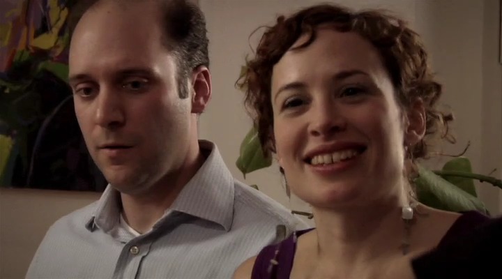 Carlo Mestroni and Catherine Lipscombe. Still shot from Among Friends.