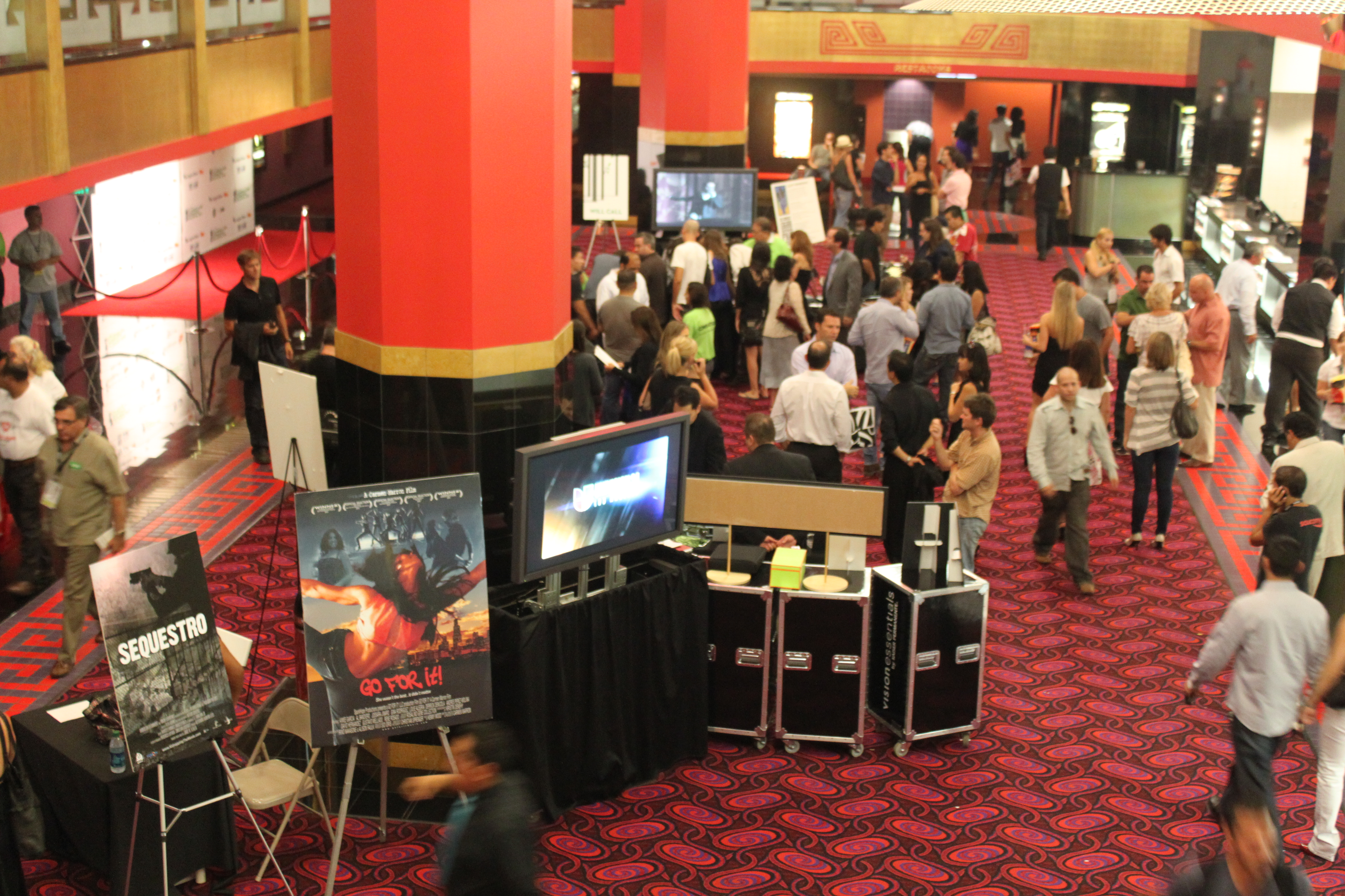 The lobby of Grauman's Chinese Mann Theatre in Hollywood, Ca. - The 14th Los Angeles Latino International Film Festival 2010 (Photog. by 