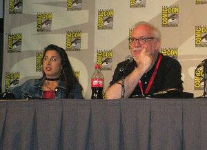 DC Comics Panel Danielle Najarian and J. Michael Straczynski