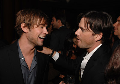 Matthew Settle and Chace Crawford at event of Liezuvautoja (2007)
