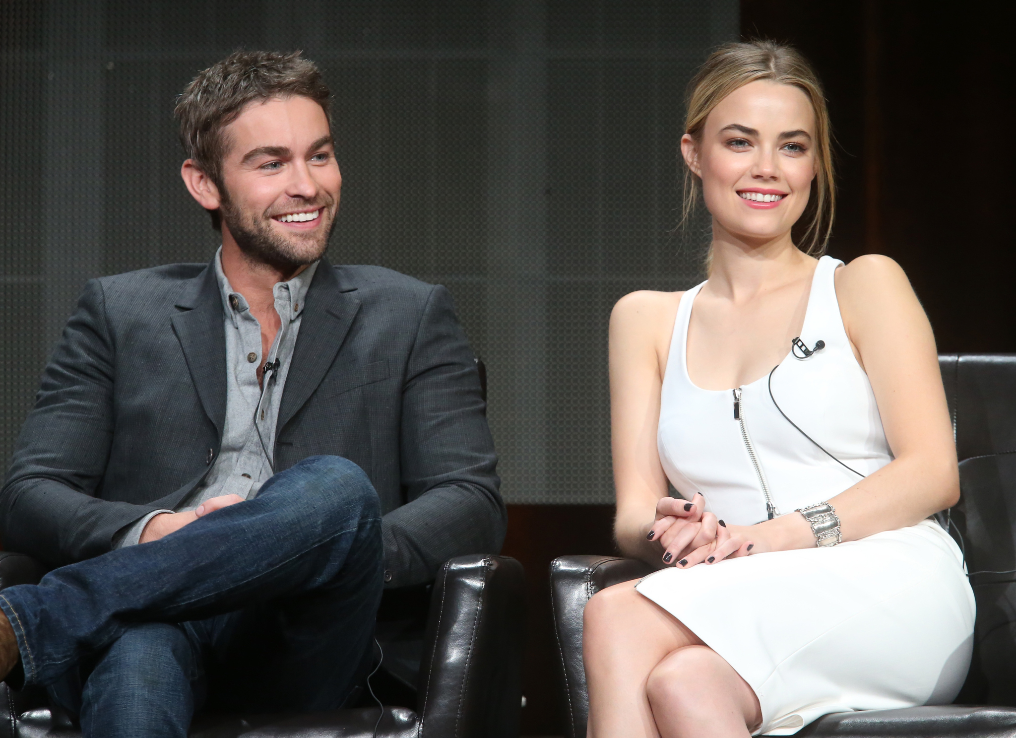 Chace Crawford and Rebecca Rittenhouse at event of Blood & Oil (2015)