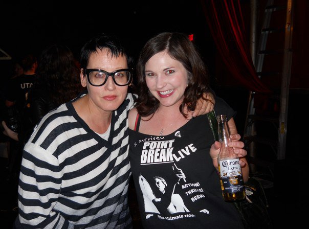 Amber Hubert with Lori Petty