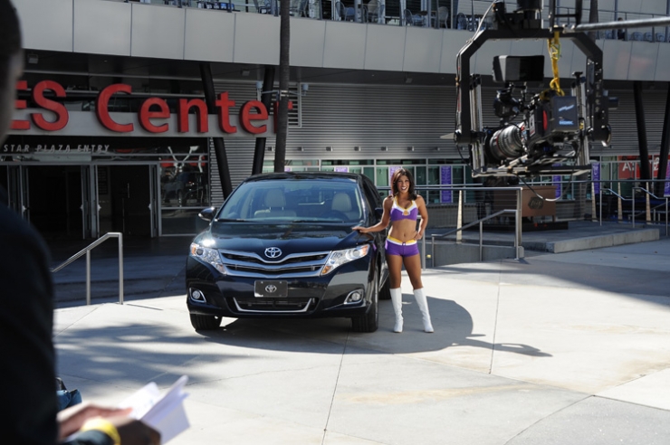 Jessica produced a few commercials for Toyota, The LA Lakers and Time Warner