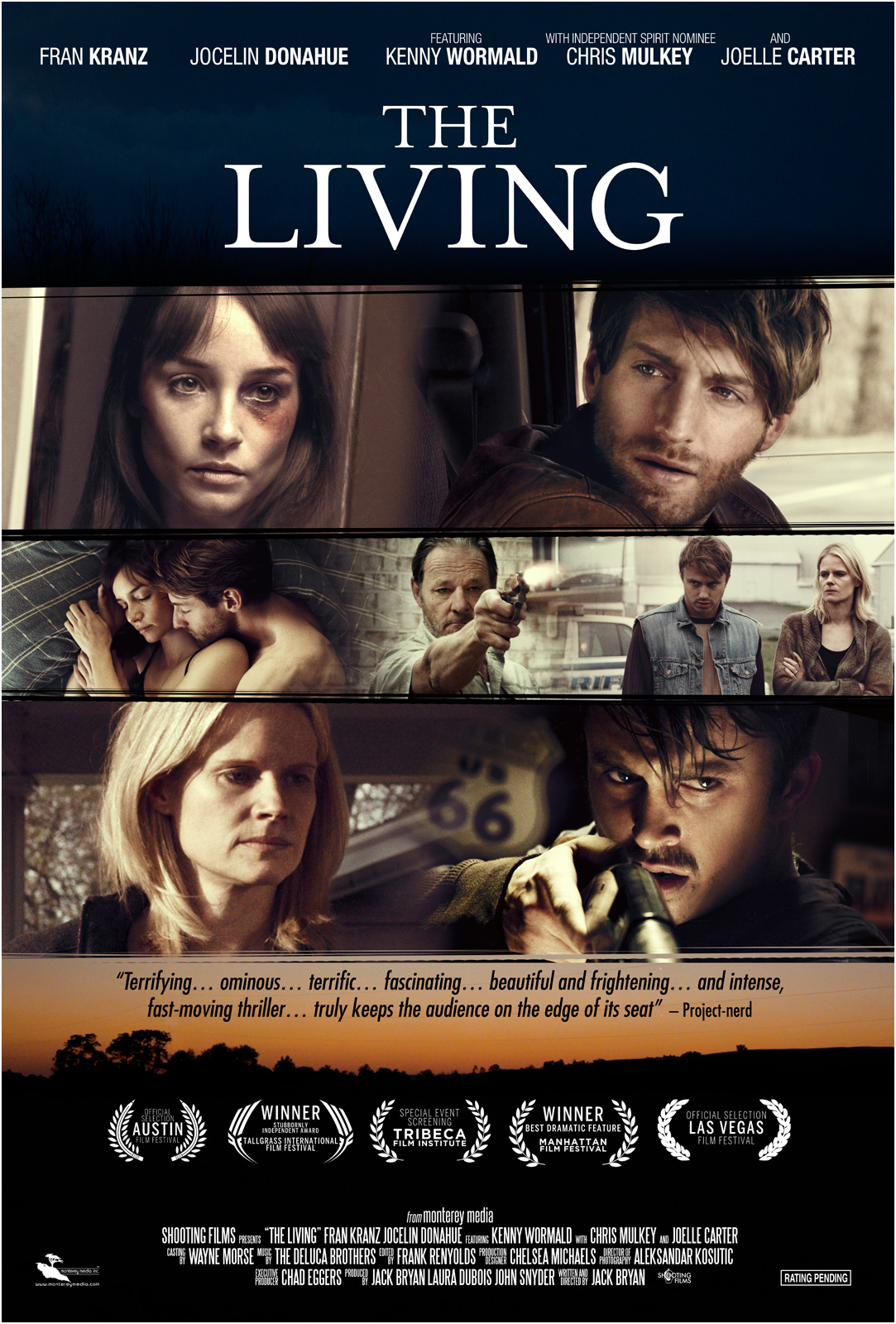 Joelle Carter, Fran Kranz, Chris Mulkey, NiCole Robinson, Erin Cummings, Kenny Wormald, Andy Sandberg, Jocelin Donahue and Brian McMinimee in The Living (2014)