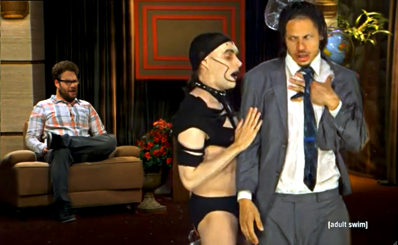 SETH ROGEN, GUY PERRY and ERIC ANDRÉ in 