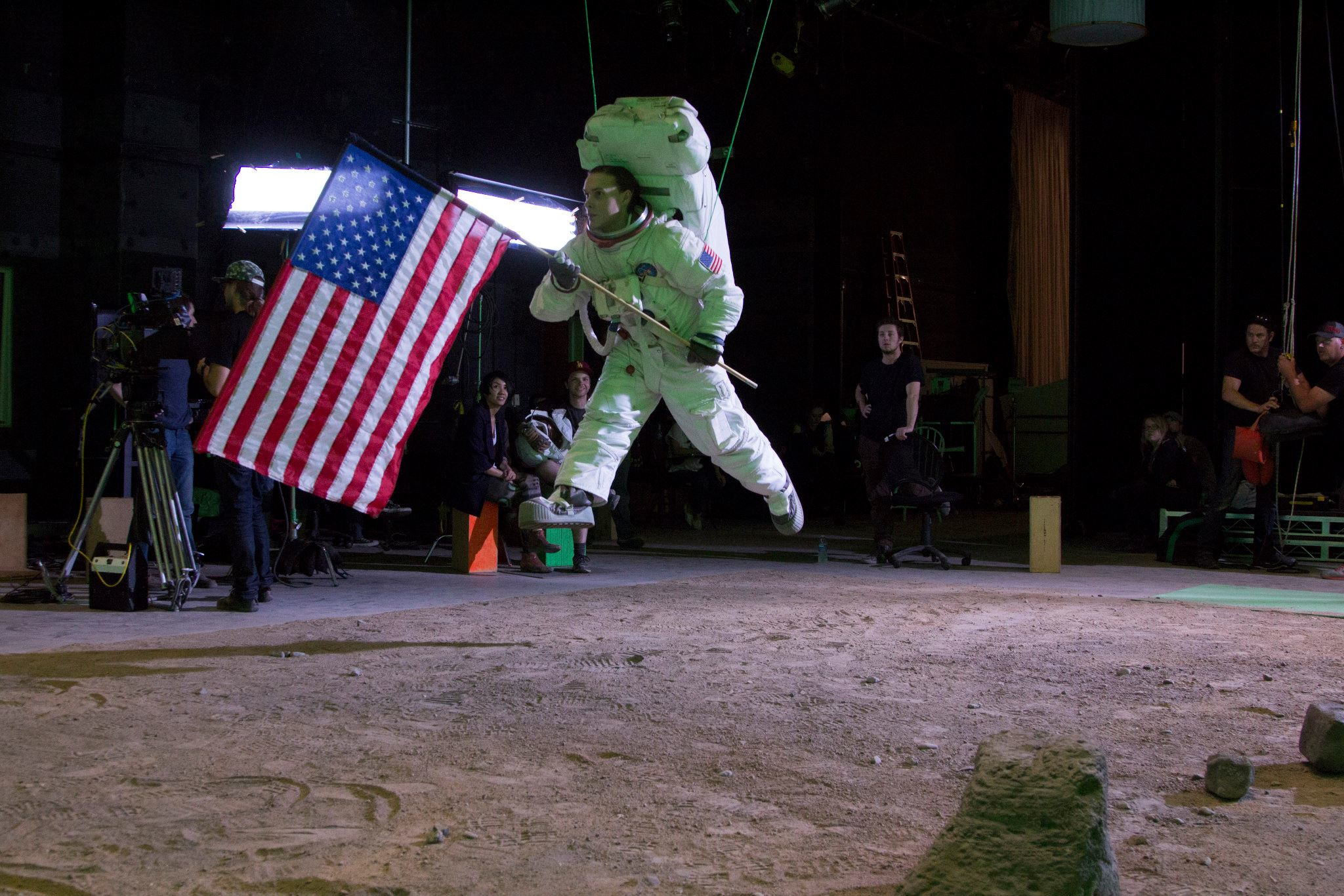 GUY PERRY as Neil Armstrong in this production still from Kerry Yang's 