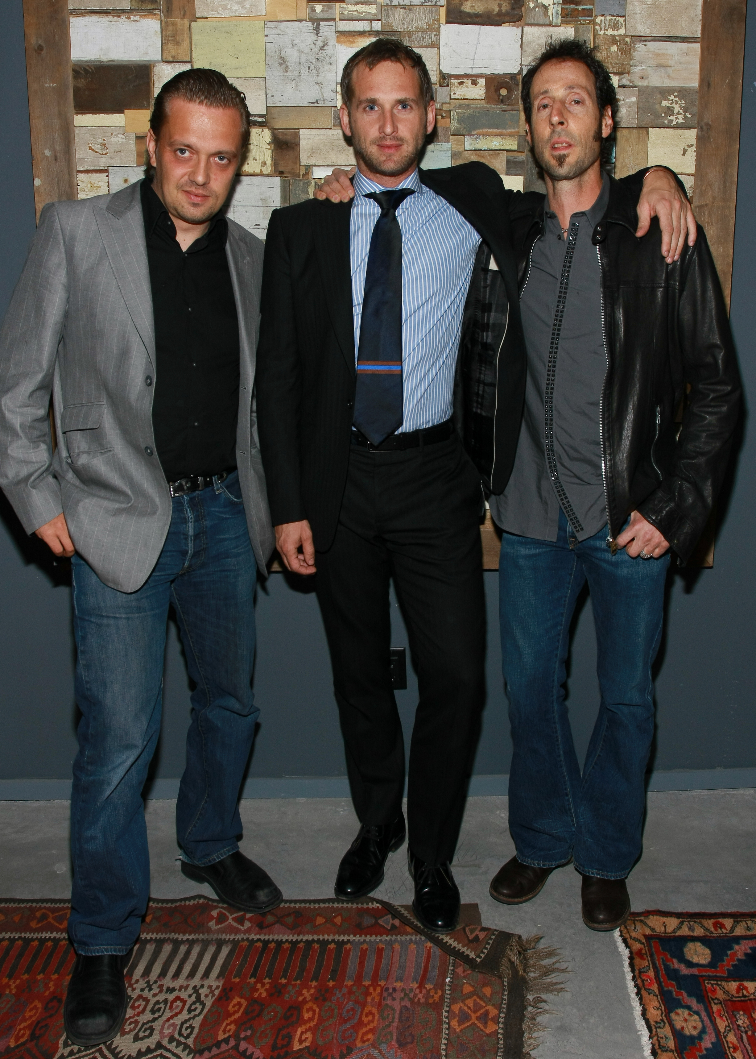 Steve Wiig, Josh Lucas and Martin Shore at the 