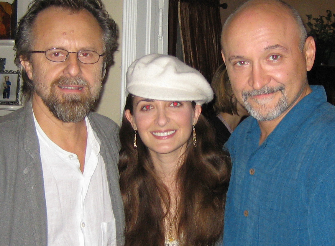 Jan Kaczmarek, Kathleen Davison, and Frank Darabont at the Painted Saint Entertainment music in film symposium.