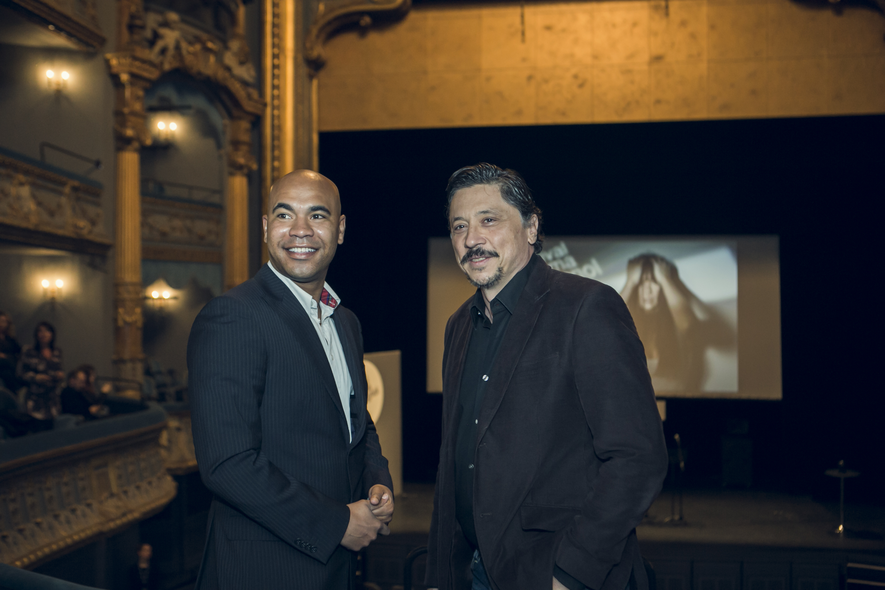 Carlos Bardem and Santiago Zannou