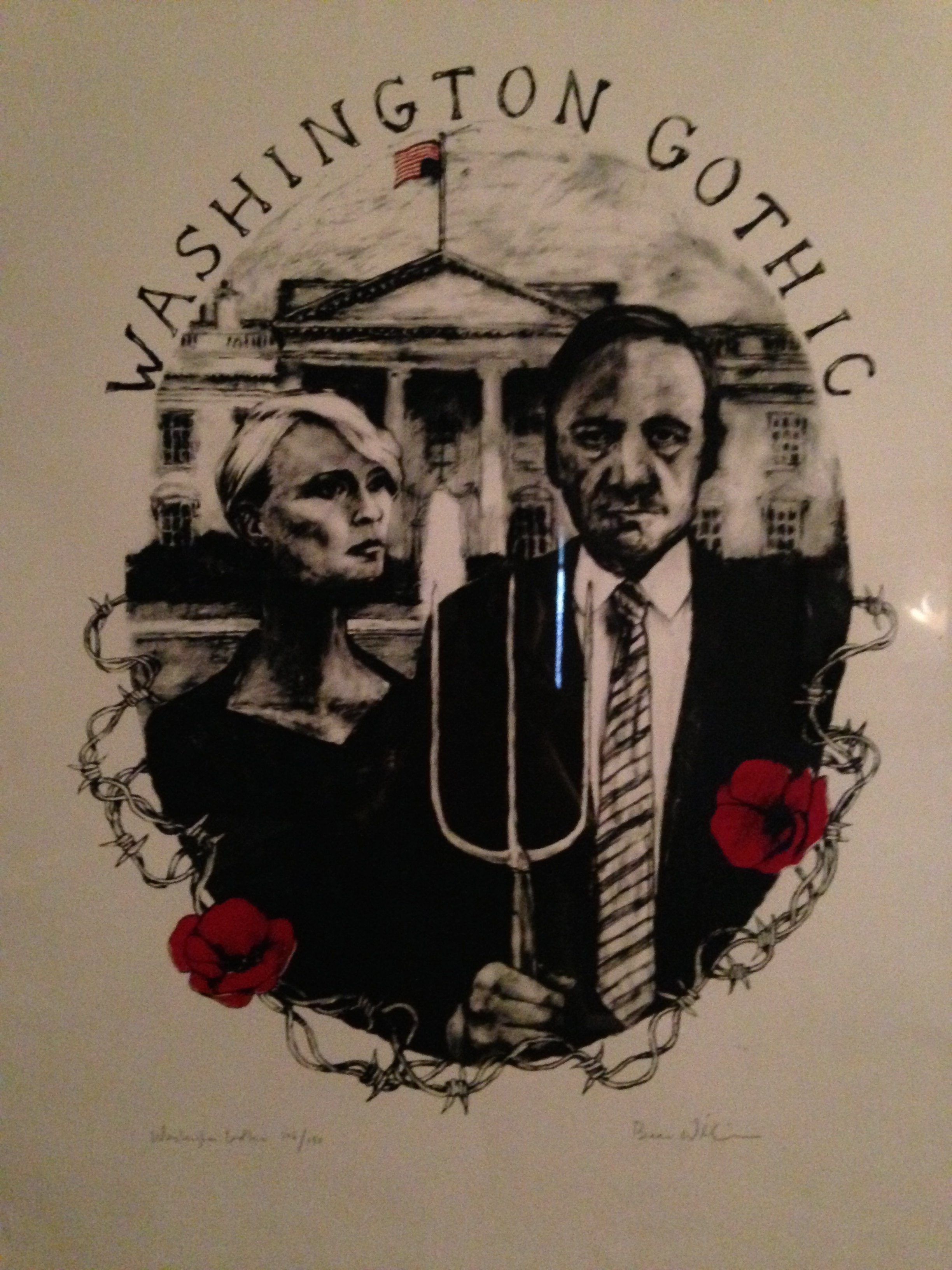 Season 2 wrap gift given and designed by Beau Willimon - Showrunner of House of Cards.