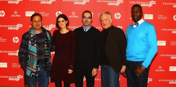 PARK CITY, UT - JANUARY 20: Richmond Arquette, Sam Buchanan, director Chad Hartigan, Paul Eenhoorn and Demetrius Grosse attend the 'This Is Martin Bonner' premiere at Egyptian Theatre during the 2013 Sundance Film Festival on January 20, 2013 in