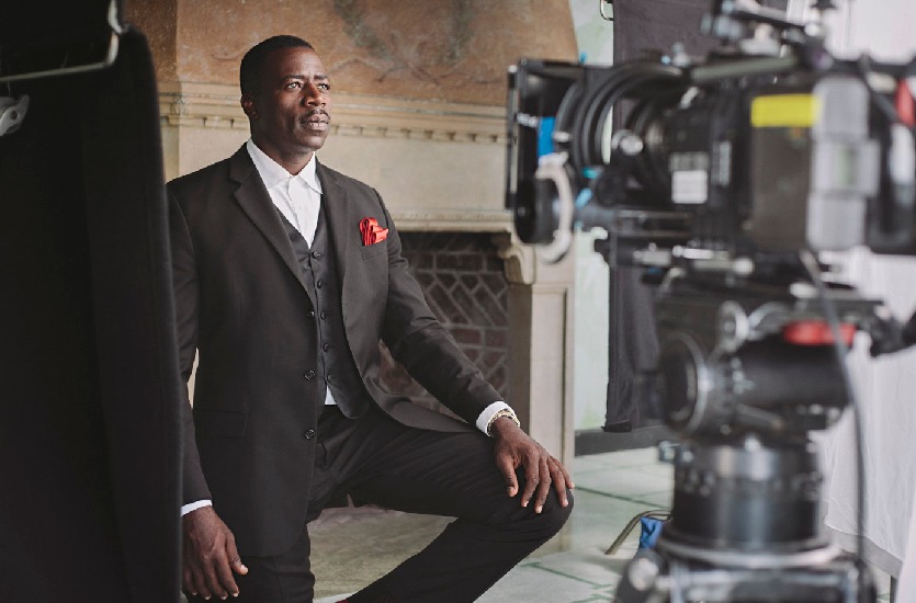 Actor Demetrius Grosse in a still from Finding Her Light
