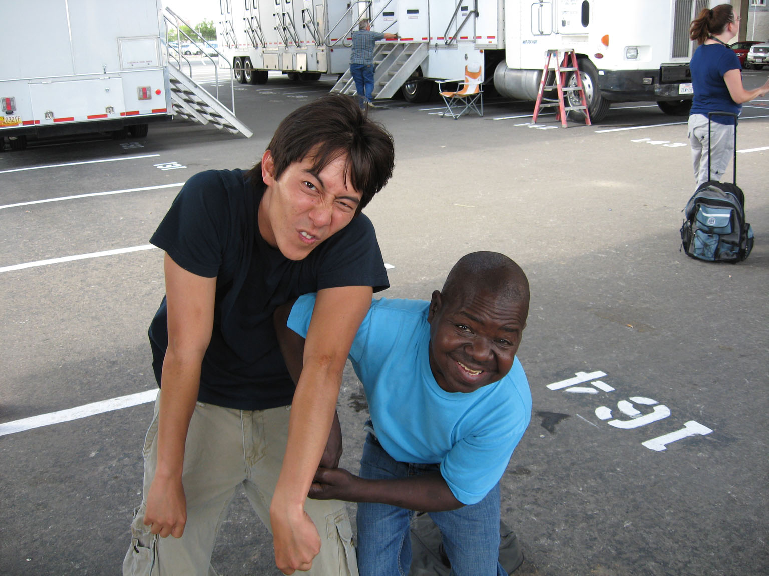 With Gary Coleman