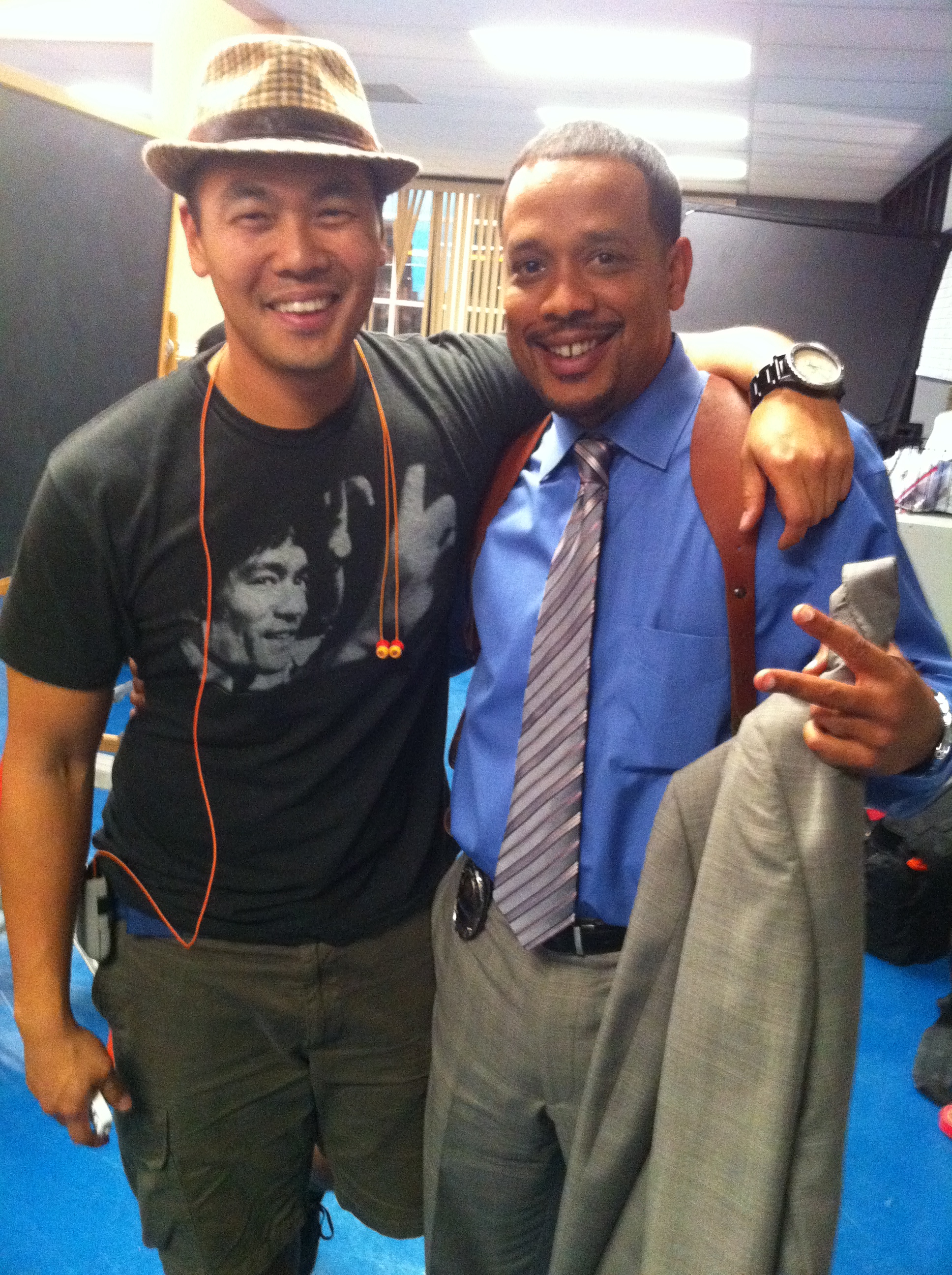 With Director Larry Teng