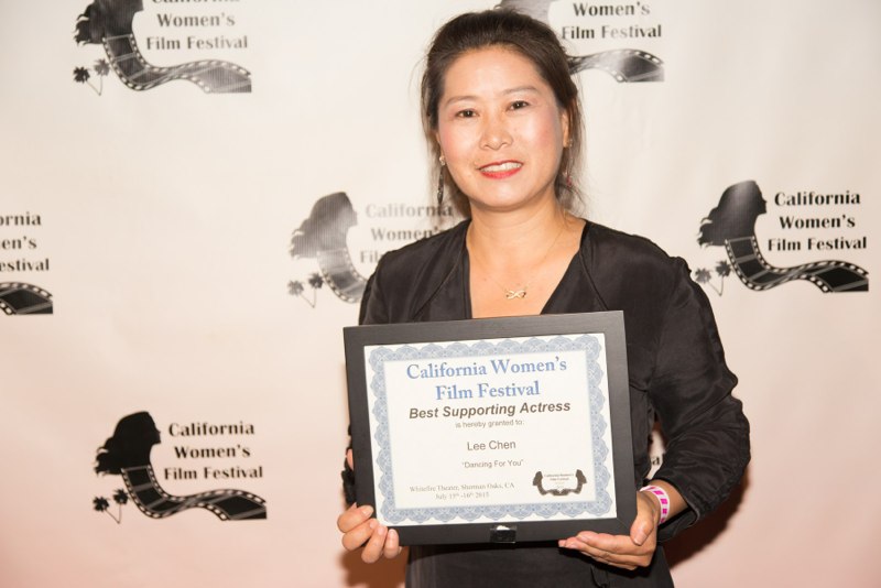 At California Women's Film Festival on July 15, 2015. Won the Best Supporting Actress for short film 